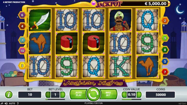 Ərəb gecələri slot maşınında Ərəbistanın sirli dünyası